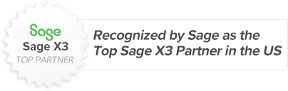 Sage X3 Partner badge