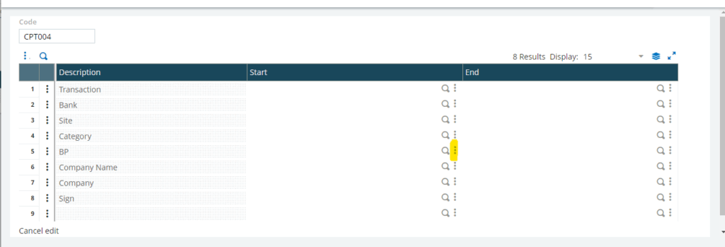 filter data in sage x3