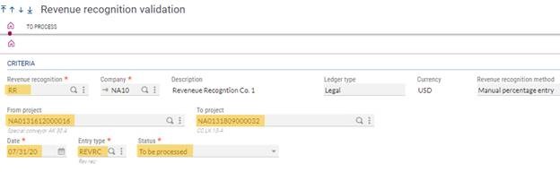 Revenue Recognition in Sage X3