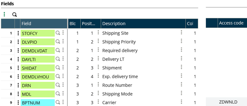 10 Restrict Fields Export Sage X3