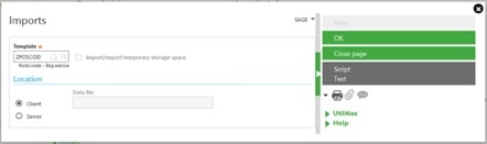 Imports Template