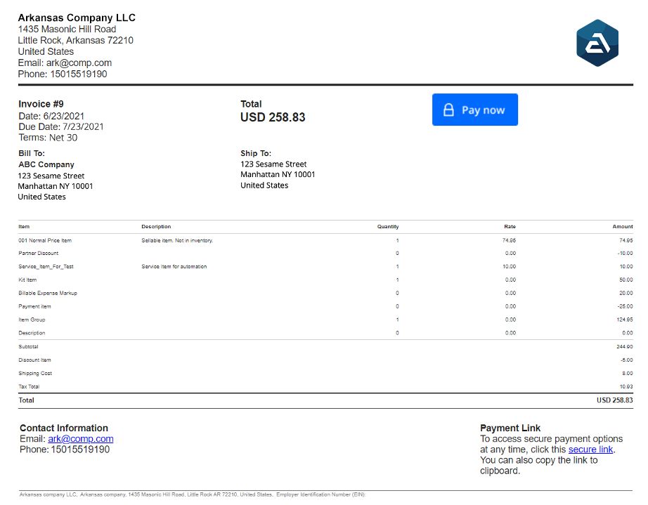 Netsuite Report O1