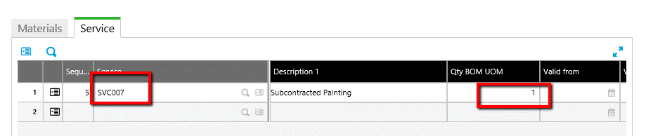 sage x3 sub-order